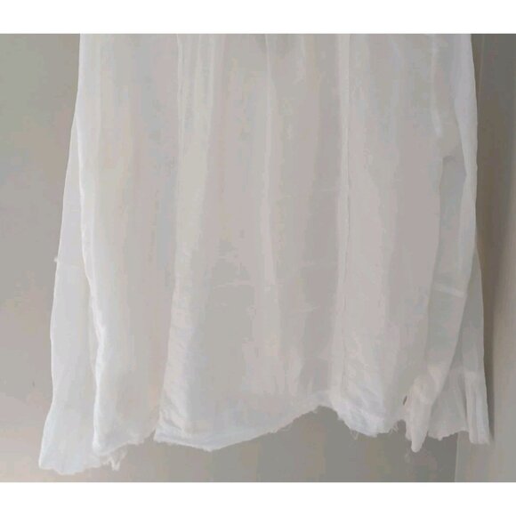 Free People White Button Down Shirt - Picture 8 of 10